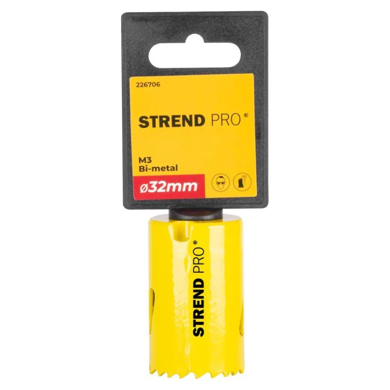 Vyrezávač Strend Pro BHS44, 102 mm, M3 Bi-metal, korunka do kovu, pílový