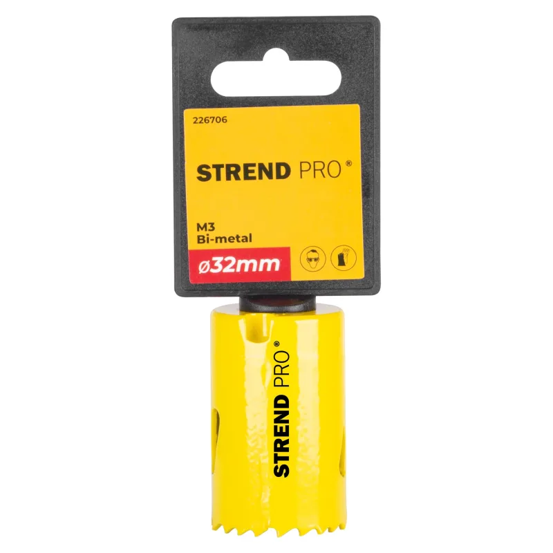 Vyrezávač Strend Pro BHS44, 102 mm, M3 Bi-metal, korunka do kovu, pílový