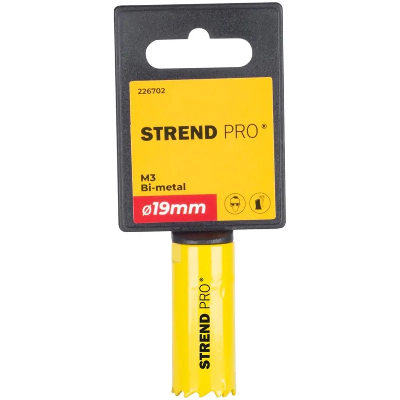 Vyrezávač Strend Pro BHS44, 16 mm, M3 Bi-metal, korunka do kovu, pílový