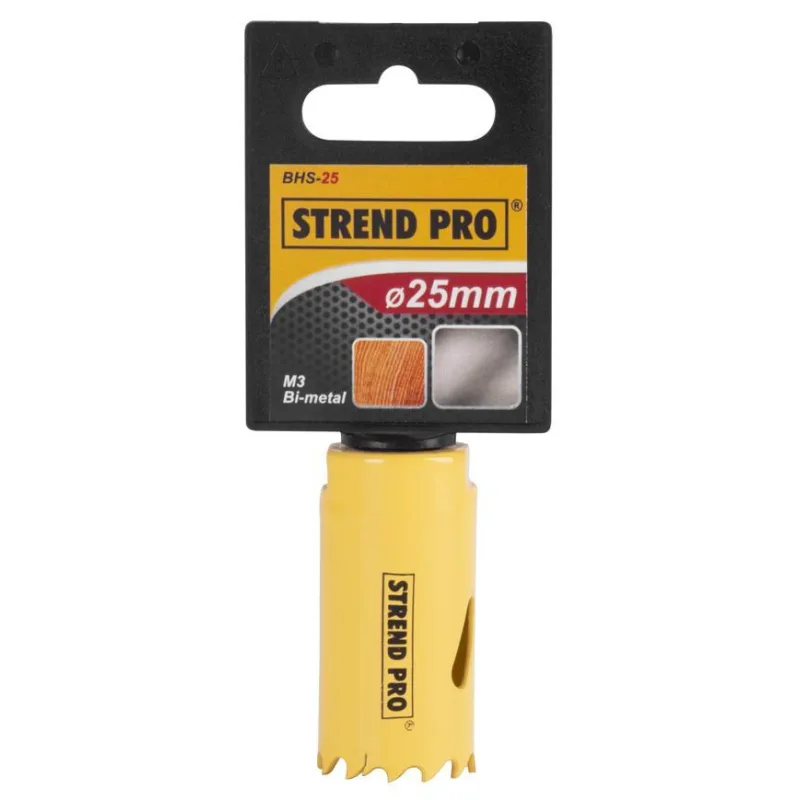 Vyrezávač Strend Pro BHS44, 22 mm, M3 Bi-metal, korunka do kovu, pílový