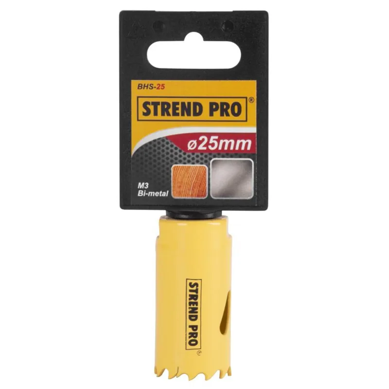 Vyrezávač Strend Pro BHS44, 22 mm, M3 Bi-metal, korunka do kovu, pílový