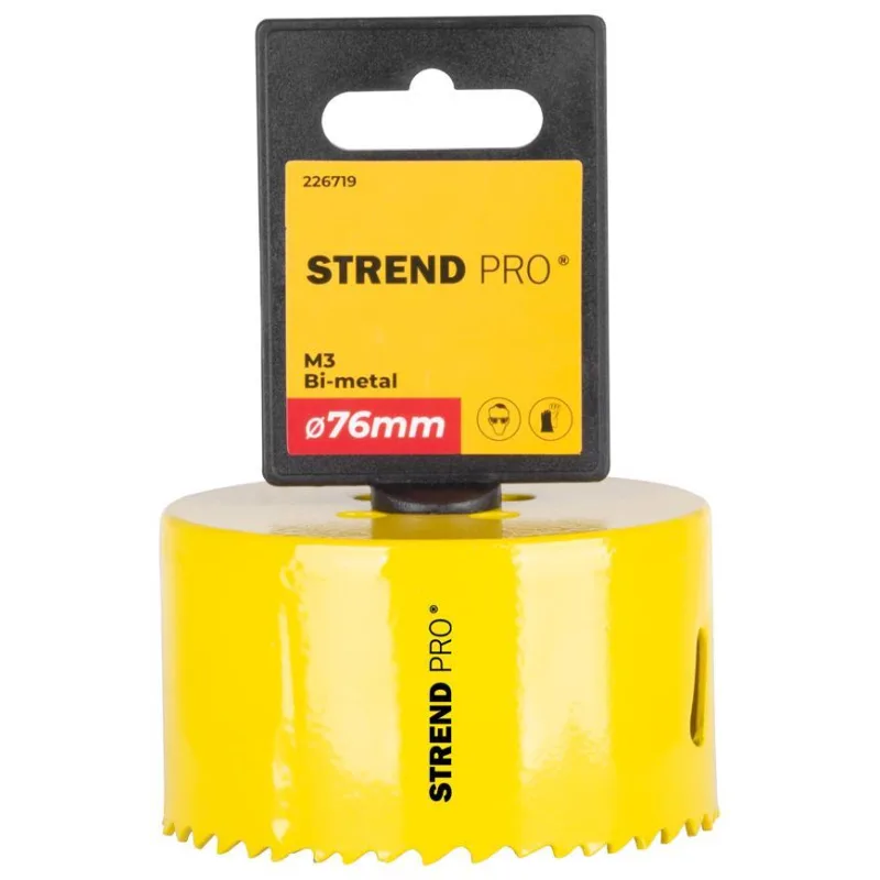Vyrezávač Strend Pro BHS44, 41 mm, M3 Bi-metal, korunka do kovu, pílový
