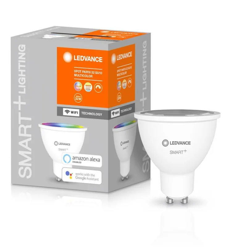 Ledvance žiarovka SMART+ WIFI 050 vean5693v dim - stmievateľná, mení farby, GU10