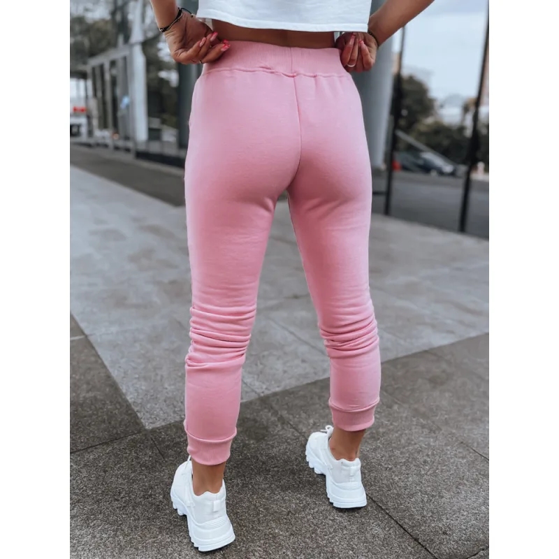 Dstreet dámske tepláky Fits UY0551 ružová