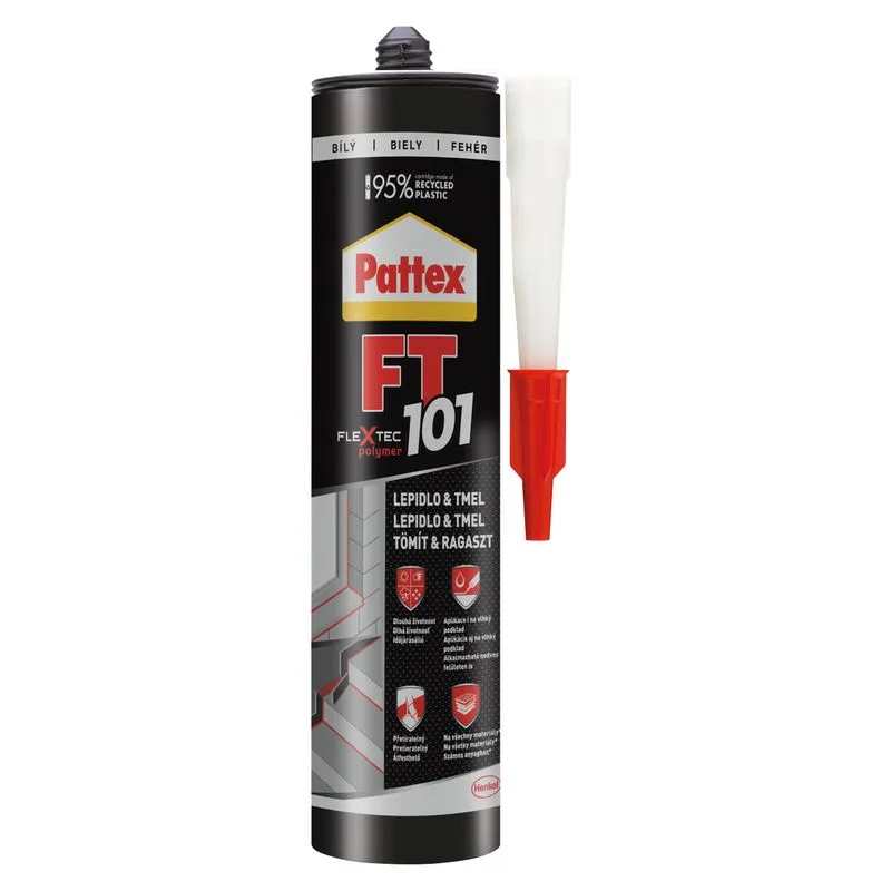 HENKEL Tmel Pattex FT 101, biely, 280 ml