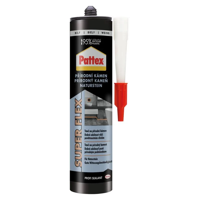 HENKEL Tmel Pattex Super Flex Prírodný kameň, biely, 280 ml
