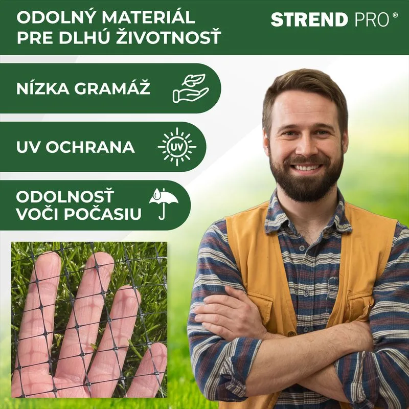 Sieť do zeme proti krtkom GrassGuard 16x16 mm, 2 m, L200 m