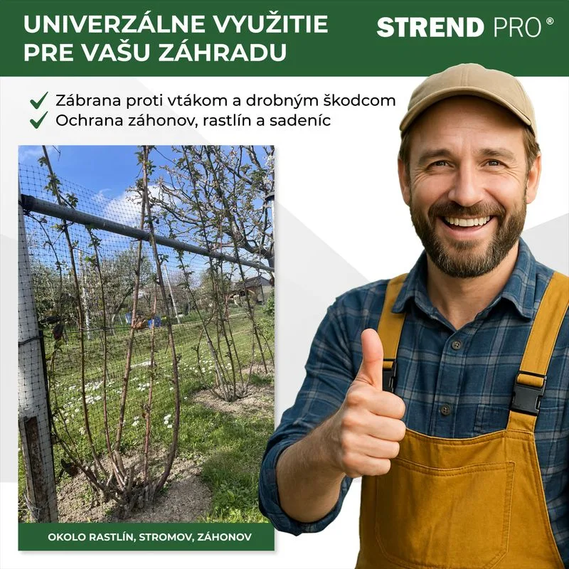 Sieť do zeme proti krtkom GrassGuard 16x16 mm, 2 m, L200 m