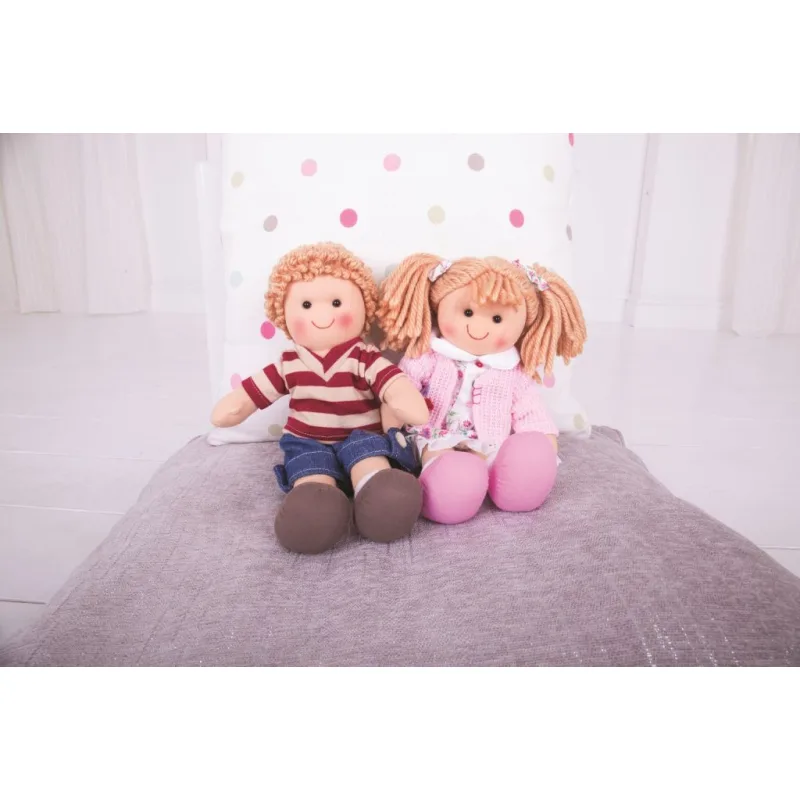 Bigjigs Toys Látková bábika Harry - 28 cm