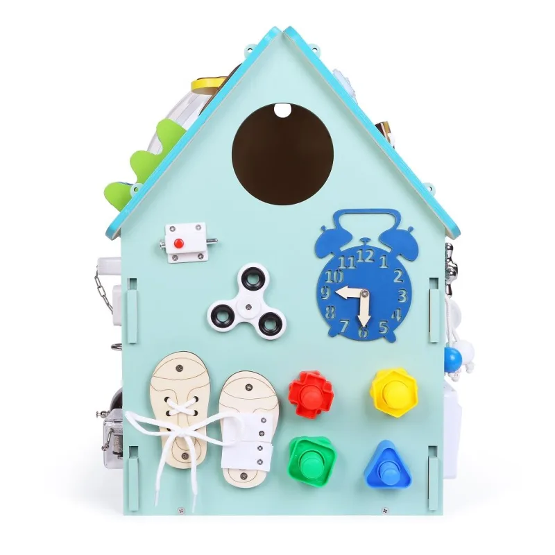 2Kids Toys Activity board Domček modrý