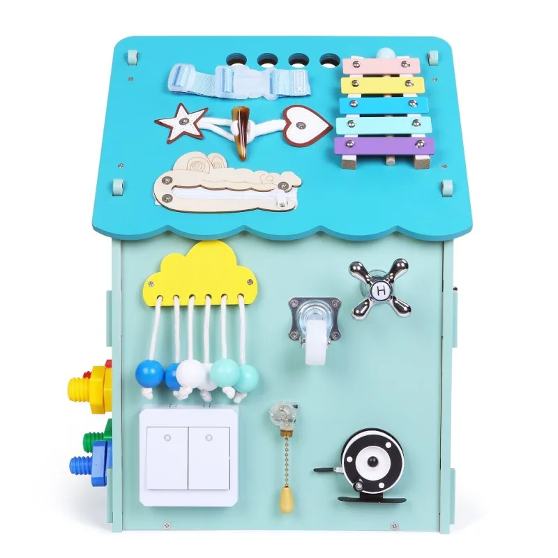 2Kids Toys Activity board Domček modrý