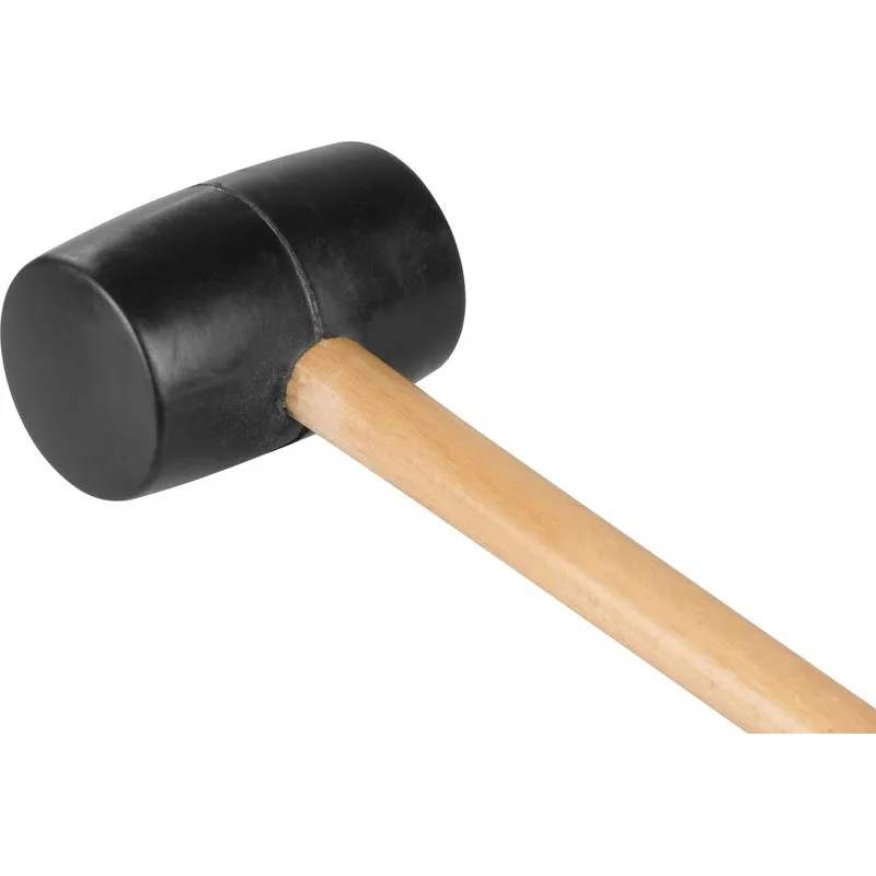 Gumené kladivo, 900 g, drevená rúčka
