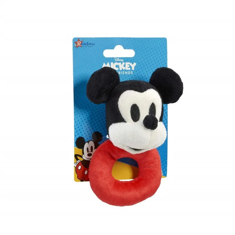 Plyšová hrkálka Mickey Mouse