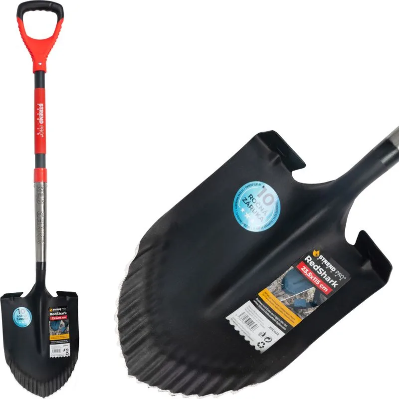 Rýľ Strend Pro Premium RedShark špicatý, násada D 1150 mm
