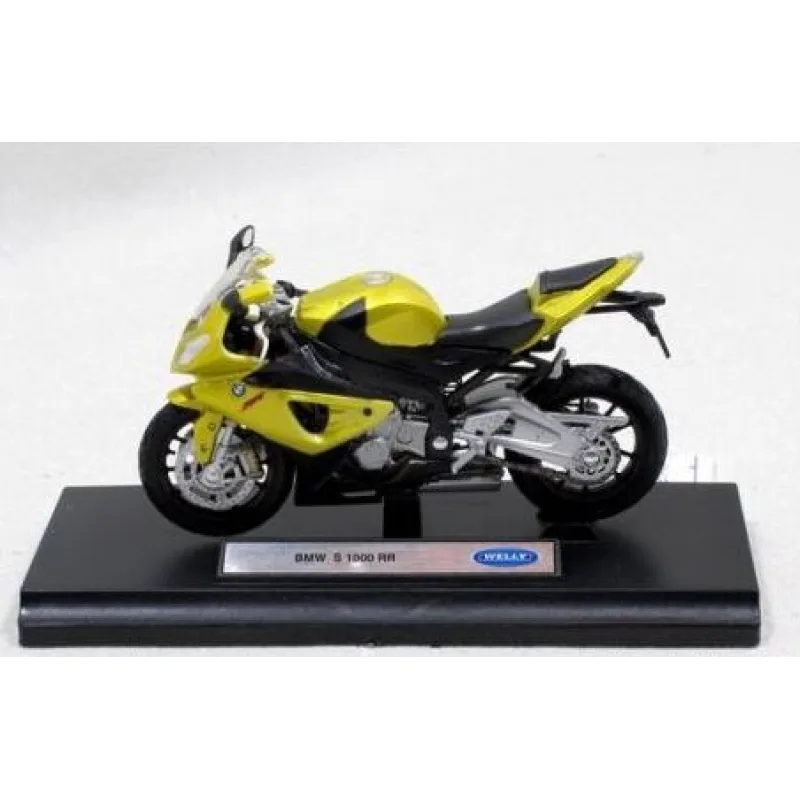 Welly Motocykel BMW S1000RR 1:18 zlatý