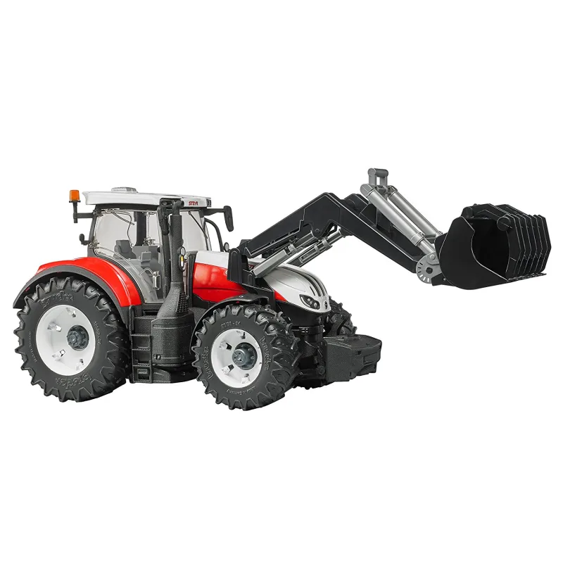 Bruder 3181 Traktor Steyr 6300 Terrus s čelným nakladačom