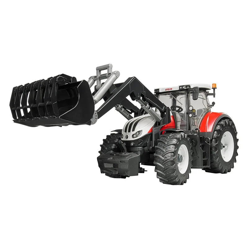Bruder 3181 Traktor Steyr 6300 Terrus s čelným nakladačom