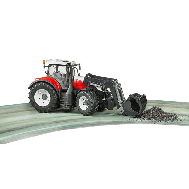 Bruder 3181 Traktor Steyr 6300 Terrus s čelným nakladačom