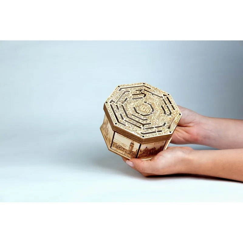 3D drevená skladačka Secret Box