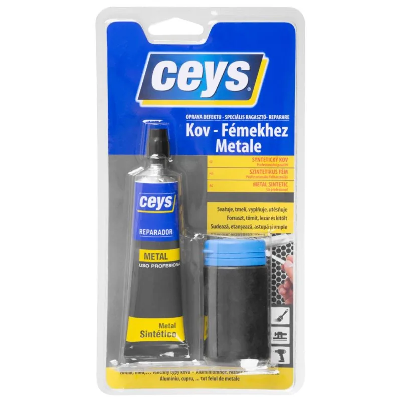 Ceys Lepidlo OPRAVA DEFEKTU syntetický kov, 40 ml + 40 g