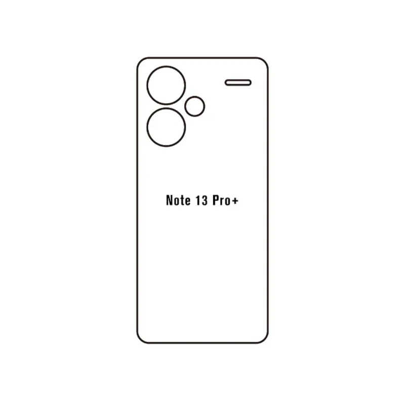 Ochranná fólia Sunshine Hydrogel pre Xiaomi Redmi Note 13 Pro Plus Variant:: zadná čirá