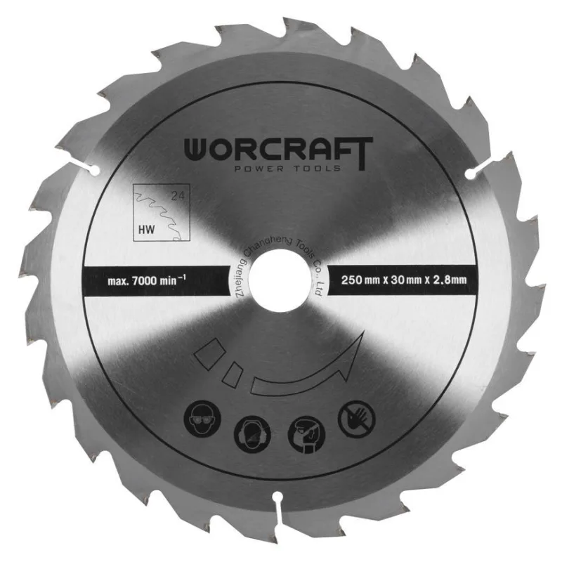 Pila Worcraft TS-2000A, 2000W, 250x30x24T, 240V, IPX0, stolová
