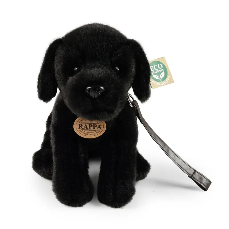 Plyšový pes labrador čierny 25 cm ECO-FRIENDLY