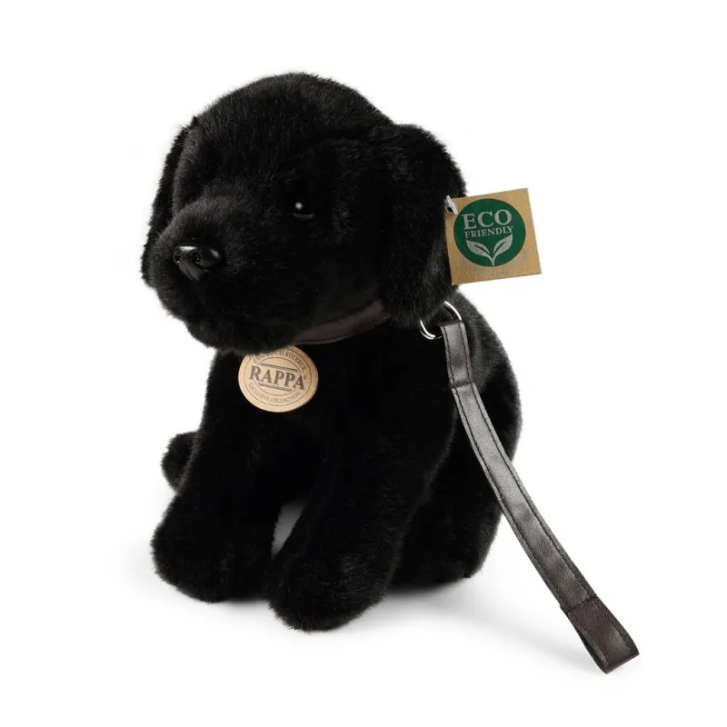 Plyšový pes labrador čierny 25 cm ECO-FRIENDLY
