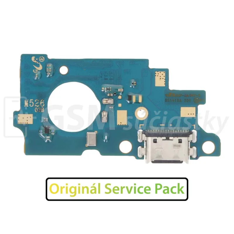 Doska nabíjania Samsung M526B Galaxy M52 5G - nabíjací konektor, mikrofón - Originál