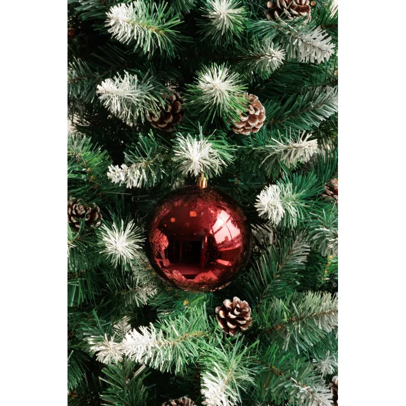 Gule na vianočný stromček, 2 ks, bordové, 12 cm