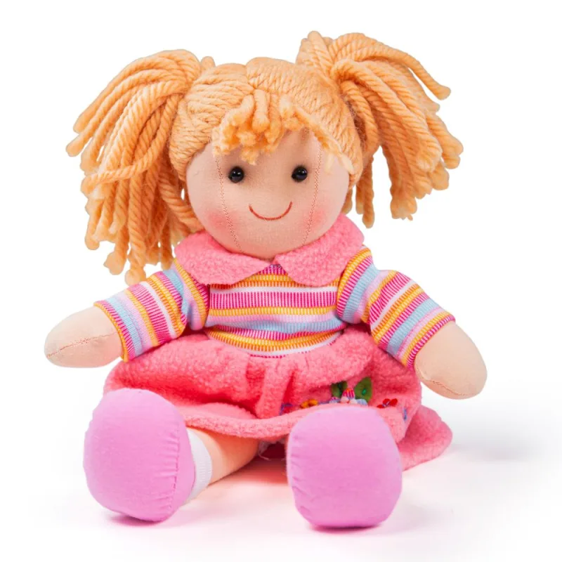 Bigjigs Toys Látková bábika Jenny - 28 cm