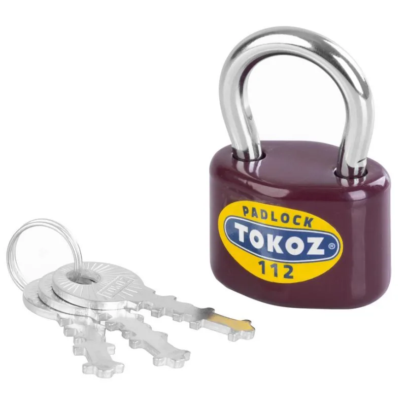 Zámok Tokoz 112/45, visiaci, 3 kľúče