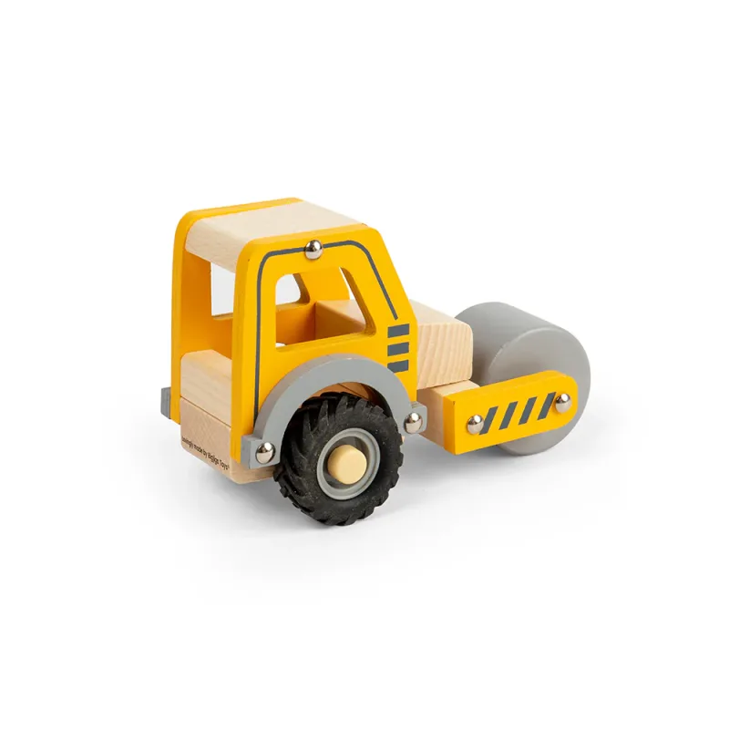 Mini drevený cestný valec