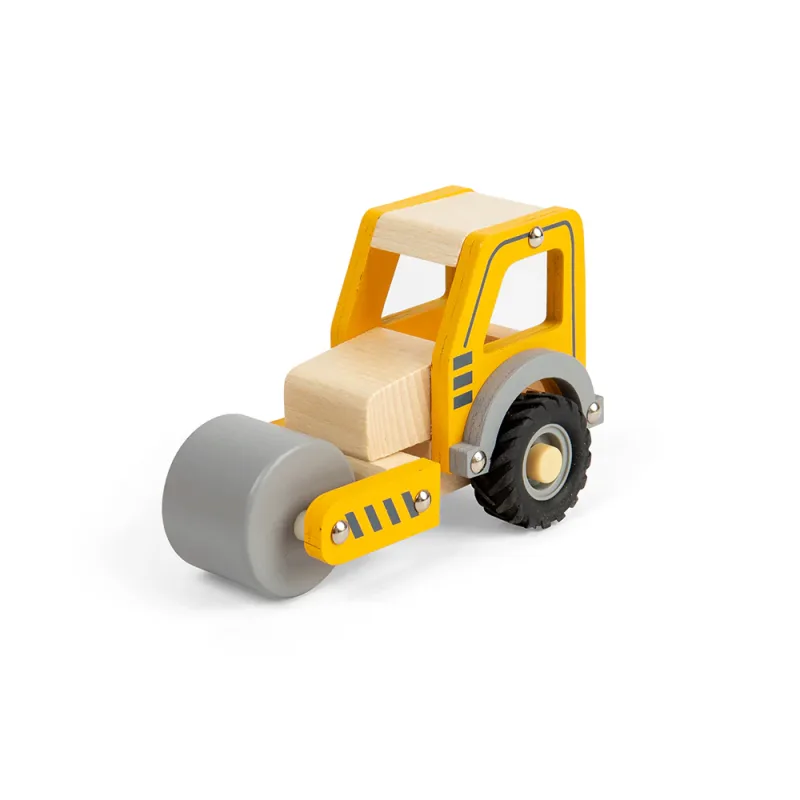 Mini drevený cestný valec