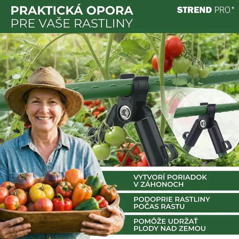 Spojka na oporné tyče, 8 mm, nastaviteľná, bal. 8 ks