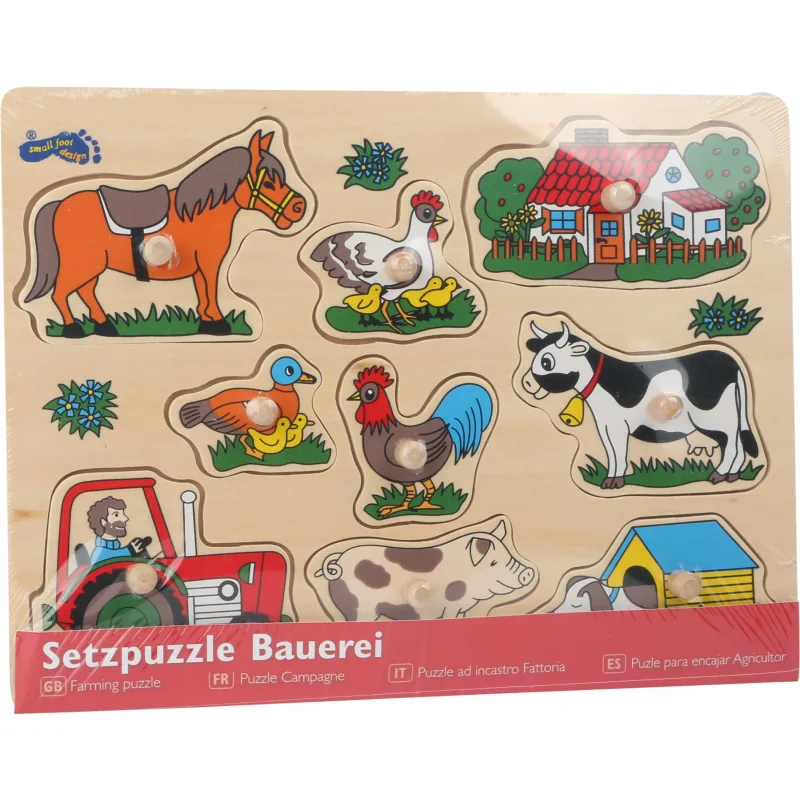 Vkladacie puzzle Farma
