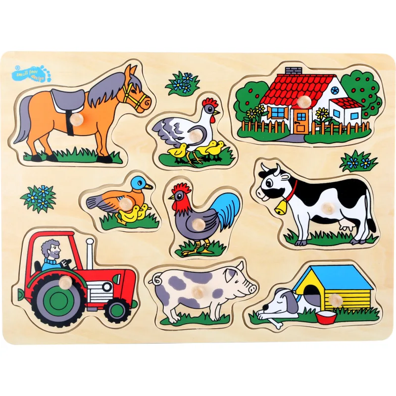 Vkladacie puzzle Farma
