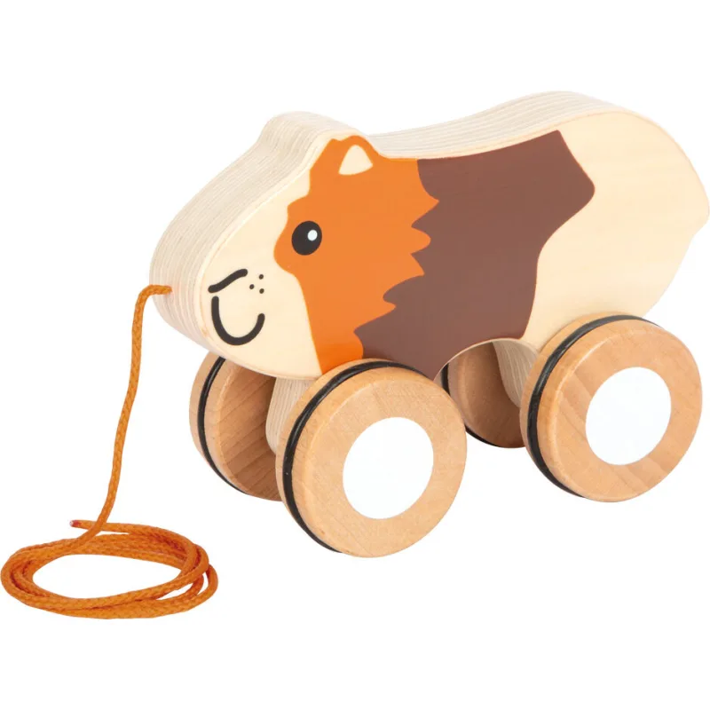 Drevená ťahacia hračka Morča