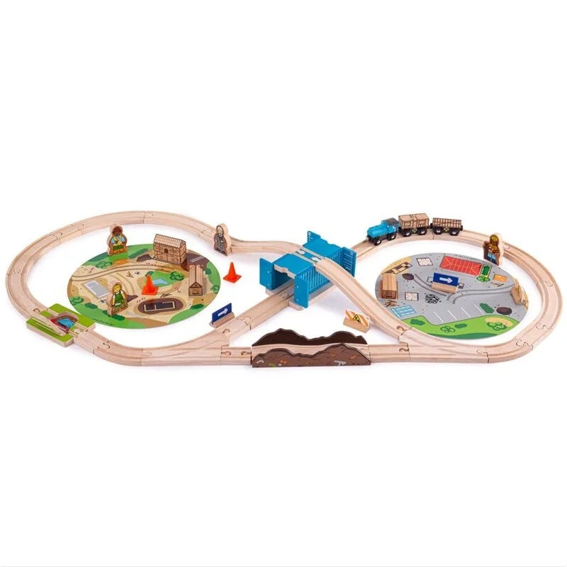Bigjigs Rail Drevená vláčikodráha Stavba