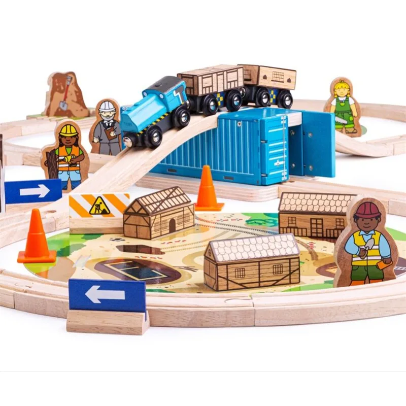 Bigjigs Rail Drevená vláčikodráha Stavba