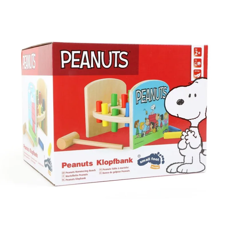 Drevená zatĺkačka Peanuts