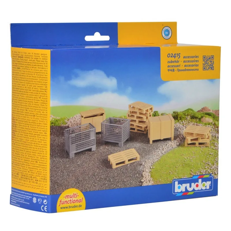 Bruder 2415 Palety, debny