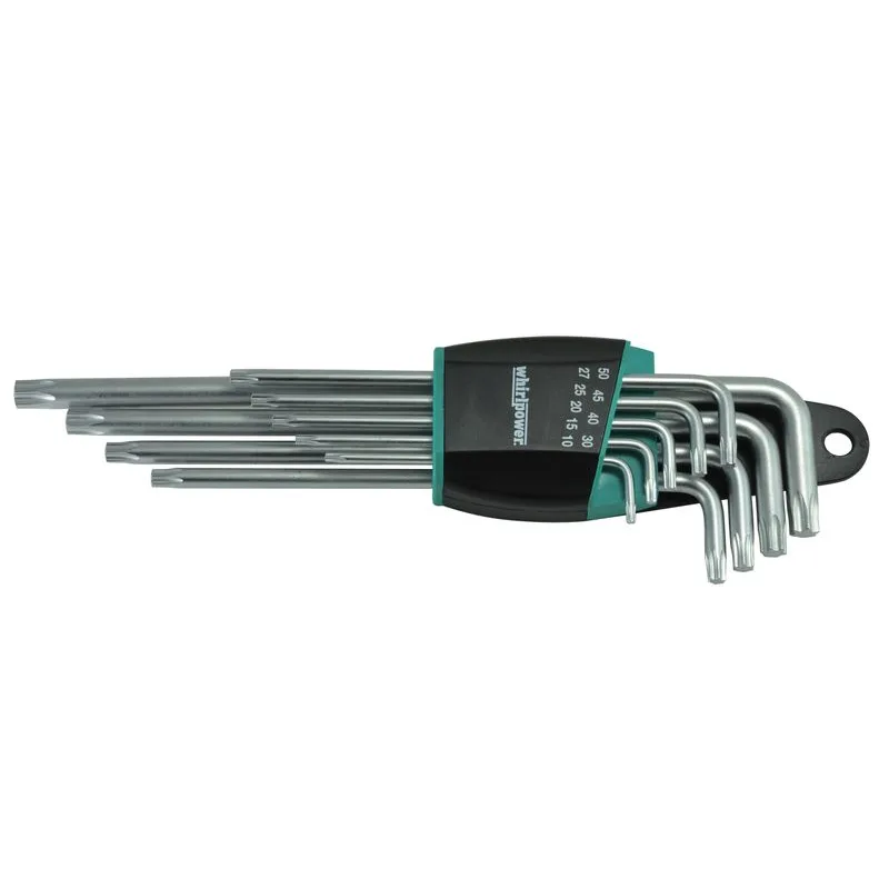 Sada kľúčov WHIRLPOWER 158-1109, 9-dielna, predĺžená, Torx