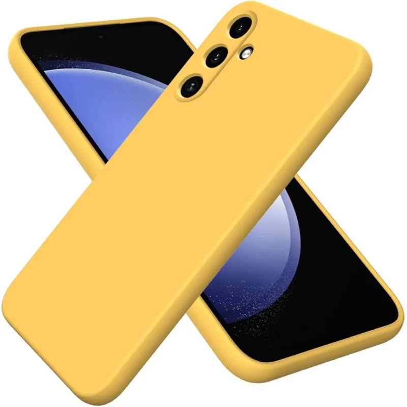 Soft Flex Silikónový kryt na mobil Samsung Galaxy A35 5G, Žltý