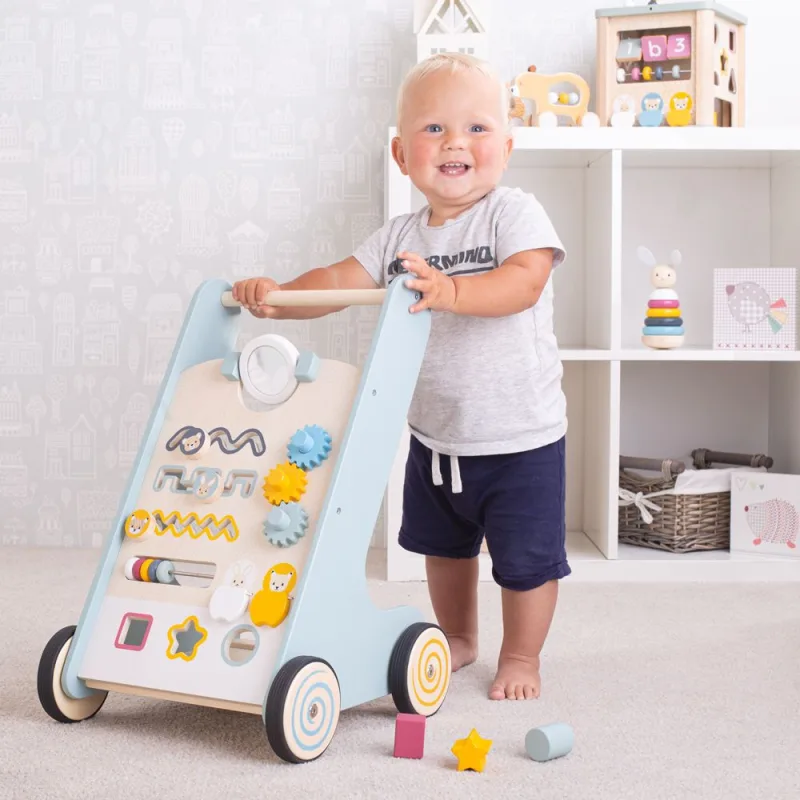 Bigjigs Toys Aktívne chodítko Lesné zvieratká