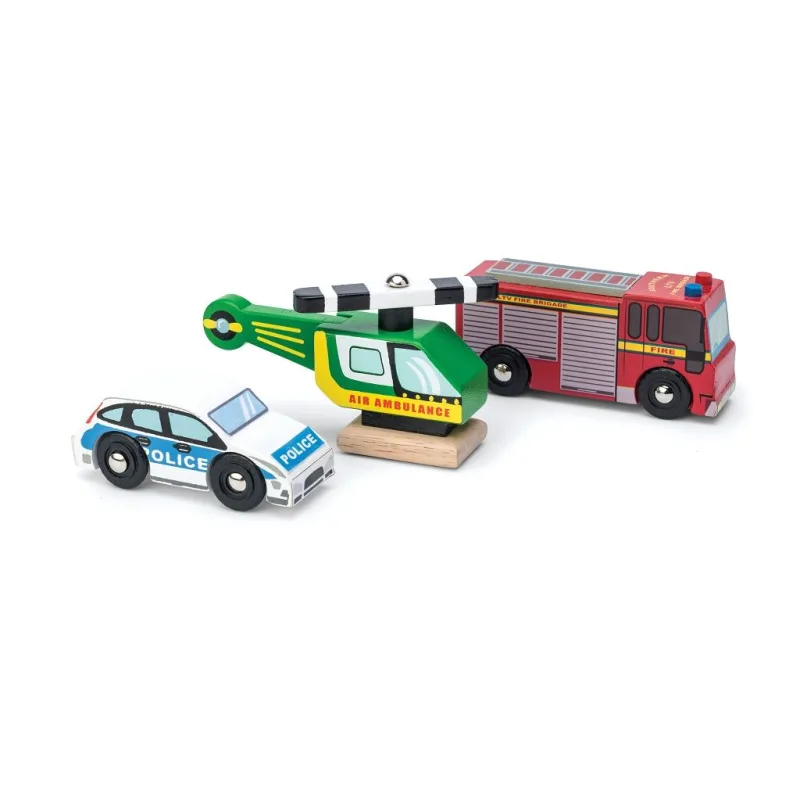 Le Toy Van set autíčok Záchranári