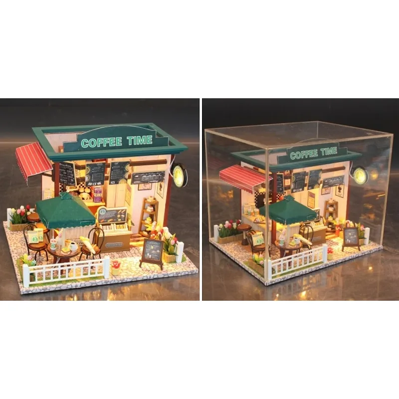 Dvěděti Miniatúra domčeka Čas na kávičku