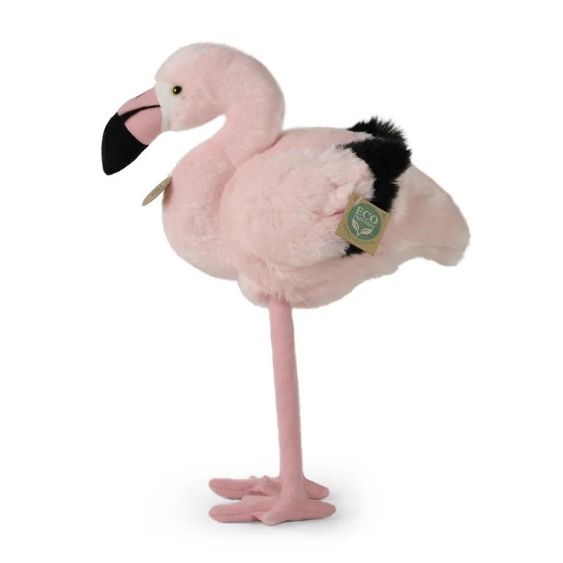 Plyšový plameniak 34 cm ECO-FRIENDLY
