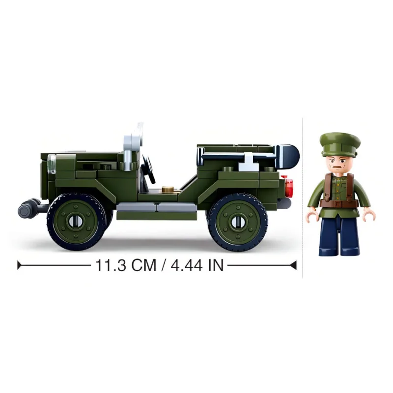 Sluban WWII M38-B0682 Sovietsky terénny automobil GAZ 67