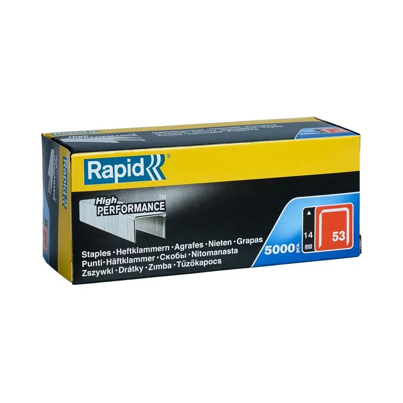 Spony do sponkovačky RAPID 53, 14 mm, 5000 ks